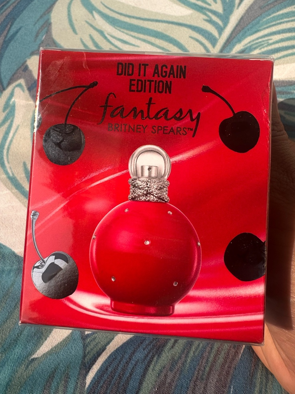 Fantasy "Did It Again" Edition by Britney Spears - Red Cherry Bottle New 1 oz